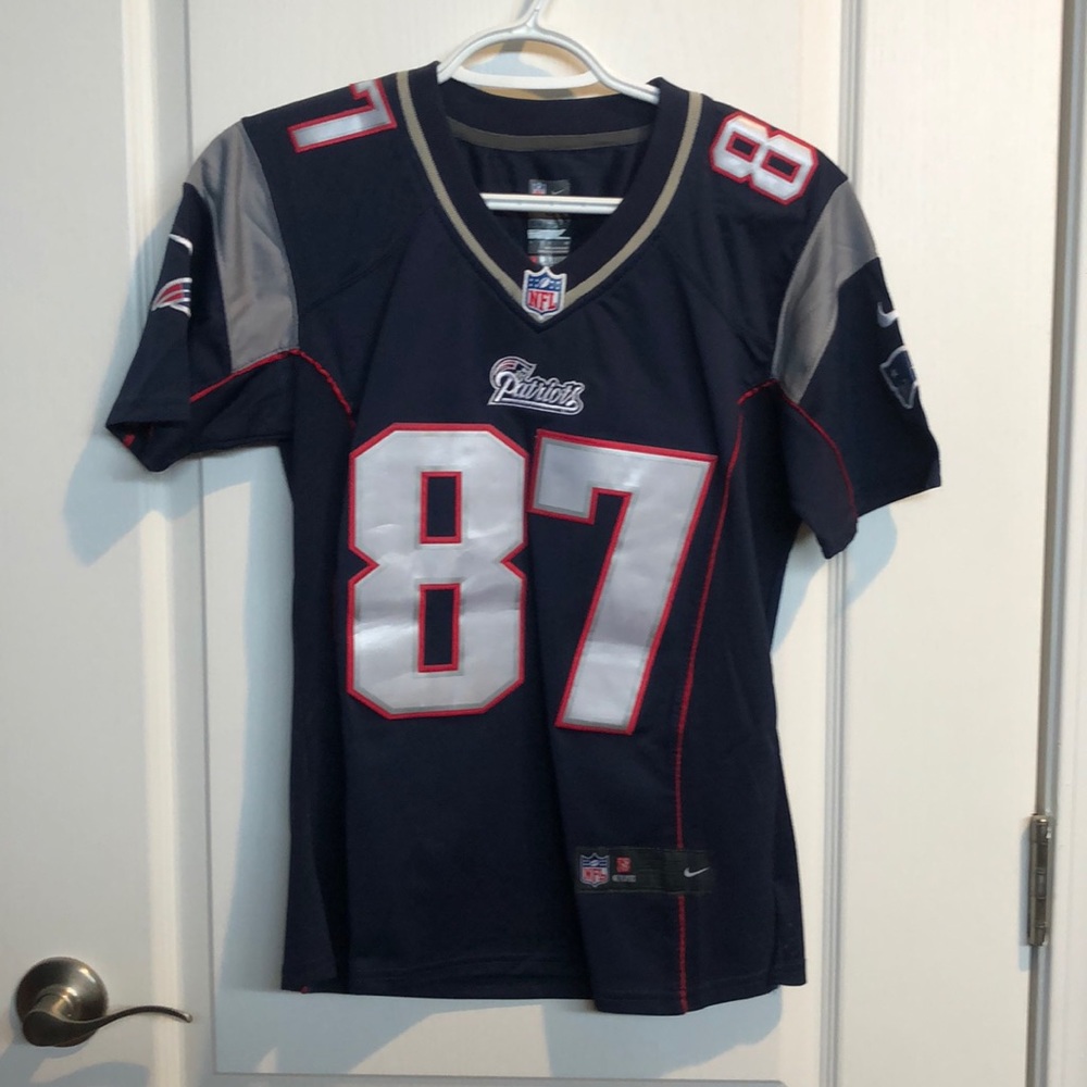 Womens, size small, official Nike NFL Gronkowski Patriots jersey.